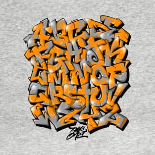 Pac One Graffiti Alphabet 23 T-Shirt